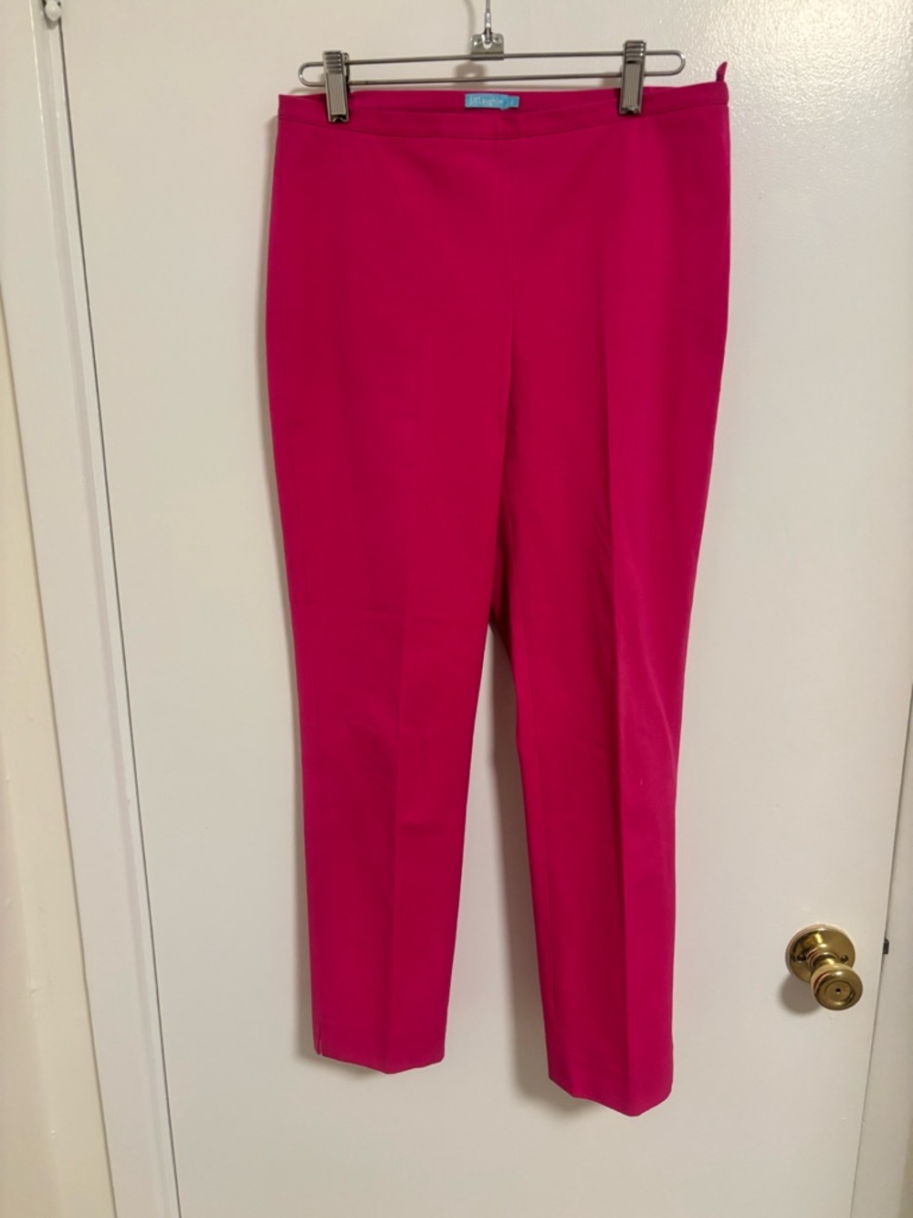 J Mc Laughlin  Bright Pink Women's Pull-On Slim Pants
